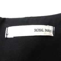 ロイヤルパーティー ROYAL PARTY ワンピース ミニ ノースリーブ F 黒 ブラック /MN レディース_画像5