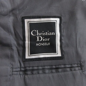 クリスチャンディオール Christian Dior ムッシュ テーラード ジャケット 背抜き 紺 ネイビー 175 ■SM0 メンズの画像3