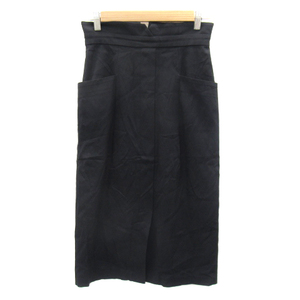  Jill Stuart JILL STUART узкая юбка длинный длина разрез одноцветный 2 темно-синий темно-синий /YK40 #MO женский 