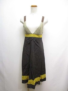  Chesty Chesty Cami One-piece 0 brown group unusual material switch . lining attaching made in Japan lady's 