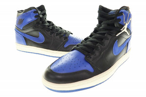 ナイキ NIKE AIR JORDAN 1 RETRO ROYAL BLUE 2001 28.5cm 136066-041 エアジョーダン レトロ ロイヤル ブルー デッドストック 230308 メン