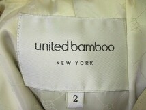 ユナイテッドバンブー UNITED BAMBOO トレンチコート ロング ベージュ 2 レディース_画像3