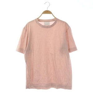 s loan SLOANE 60/2 cotton heaven .UV T-shirt cut and sewn . minute sleeve pull over 3 smoked pink /CM #OS lady's 