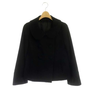  ef-de ef-de wool short coat outer double cashmere .7 black black /HK #OS lady's 