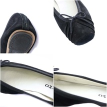 レペット Repetto バレエシューズ リボン スクエアトゥ 35 22.0cm 黒 ブラック /MF ■OS レディース_画像8