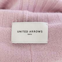 ユナイテッドアローズ UNITED ARROWS バイアスタートルネックニット セーター 長袖 プルオーバー ピンクパープル /CM ■OS レディース_画像3