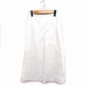 マックレガー マクレガー McGREGOR フレアスカート ロング 刺繍 装飾 Aライン コットン 綿 61-87 ホワイト 白 /FT32 レディース