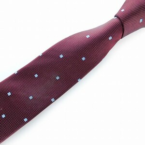  Barneys New York BARNEYS NEW YORK necktie regular Thai silk dot bordeaux suit small articles /THH men's 