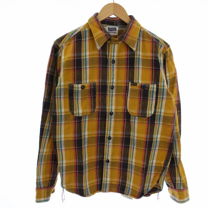 10000円 オンライン特別販売 Pherrows フェローズ Wool Work Shirts ウールシャツ シャツ