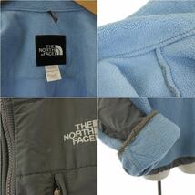 ザノースフェイス THE NORTH FACE ポーラテック POLARTEC デナリジャケット フリース 切替 S 水色 グレー 0100062 ■GY06 /SI26_画像9