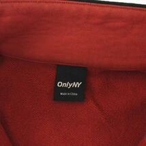 オンリーニューヨーク Only NY 20AW SPORTSWEAR QUTER ZIP SWEATSHIRT スウェット トレーナー 長袖 M 赤 レッド /YM メンズ_画像4