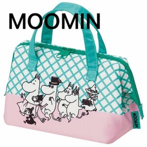 新作　MOOMIN がま口ランチバッグ　リトルミイ ムーミン　スナフキン　弁当入れ　保冷バック　クーラーバック