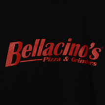 MT2034 Bellacino's ピザ Tシャツ L 肩50 企業 メール便可 xq_画像4