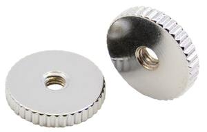 サムホイール Thumbwheel - ABR-1 Style, Plated Brass, USA, Chrome [送料170円から 同梱可]