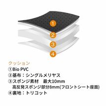 クラッツィオ シートカバー ジュニア アコードワゴン CE1/CF2 ブラック Clazzio EH-0351 送料無料_画像9