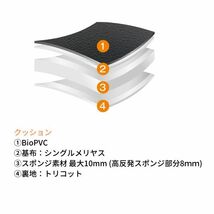 クラッツィオ シートカバー ダイヤ フィット ガソリン GE8/GE9 ブラック×レッドステッチ Clazzio EH-0384 送料無料_画像7