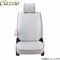 クラッツィオ シートカバー キルティングタイプ オッティ H91W ホワイト×レッドステッチ Clazzio EM-0790 送料無料_画像1