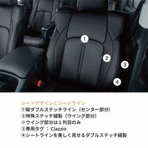 クラッツィオ シートカバー プライム キックス(パジェロミニのOEM車) H59A アイボリー Clazzio EM-0750 送料無料_画像6