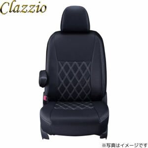  Clazzio seat cover diamond Delica D:5 CV1W black × white stitch Clazzio EM-7601 free shipping 