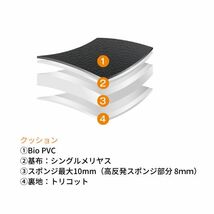 クラッツィオ シートカバー ライン ノート オーラ FE13/FSNE13 ブラック×レッドステッチ Clazzio EN-5288 送料無料_画像8