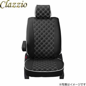 クラッツィオ シートカバー キルティングタイプ キャラバン(福祉車両) E26 ブラック×ホワイトステッチ Clazzio EN-5650 送料無料