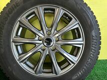 225/65R17 2019年スダットレス ブリヂストンブリザックDM-V3 タイヤアルミセット　5穴 PCD114.3 ET+48 17×7J ハブ73mm_画像10