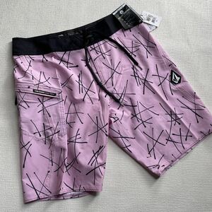 Новый [Bolcom] подлинный Volcom 28 Surf Pants Men's Pink Fligwear