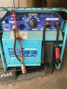 [ pickup or vicinity delivery possible ]GAW-135 super Denyo handy Mini engine small size welding * generator 