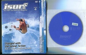 ●A0918 R中古DVD「isurf DVDサーフマガジン 全4巻+isurf BEST LIQUID ADDICTION」計5巻セット ケース無　 レンタル落ち