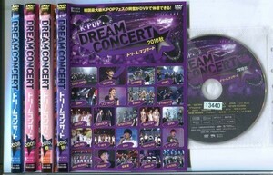 ●A0677 R中古DVD「K-POP ドリームコンサート 2008+2009+2010春+2010秋」4巻セット ケース無　 レンタル落ち