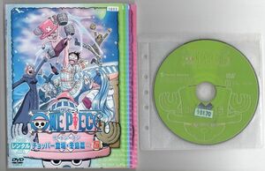 ●A1650 R中古DVD「ワンピース サードシーズン チョッパー登場・冬島篇」全5巻【一部ヒビ有】ケース無　 レンタル落ち