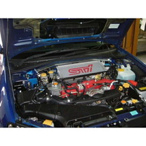 CUSCOオーバルシャフトタワーバー BCS付 F用 GDAインプレッサWRX EJ20ターボ 2000/8～2007/6_画像2