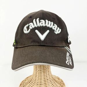 Callaway キャロウェイ キャップ FREE SIDSフリーサイズ 茶 ブラウン メンズ カジュアル golf ゴルフ 帽子 刺繍 ロゴ