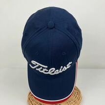 Titleist タイトリスト キャップ レディース フリーサイズ FREE SIDS 紺 ネイビー golf ゴルフ 帽子 スポーツ ツアー cap 日焼け防止_画像5