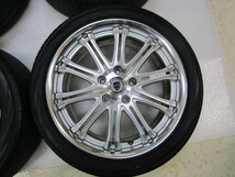 ヴォクシーノア他 WORK シュバート SW タイヤホイール４本セット18インチ×7.5J +50 PCD114.3-5穴 YOKOHAMA 215/45R18_画像4