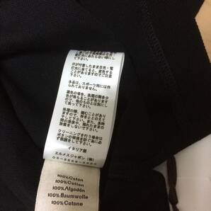 新品未使用 HERMES ポロシャツ XLサイズ ブラック イタリア製 メンズ エルメス 黒 タグ付きの画像5