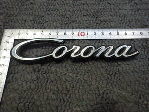 コロナ CORONA E-TT130 TT131 TT132 E-RT130 RT131 RT132 RT133 J-TT138V TT130 RT130 TT137V RT137V 純正 エンブレム 希少 当時物 即決