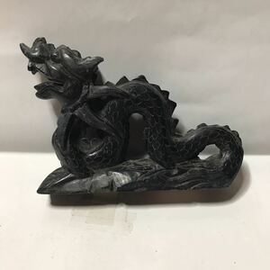 中国美術　竜の彫刻　石彫　ドラゴン　縁起物　お土産物　特産品