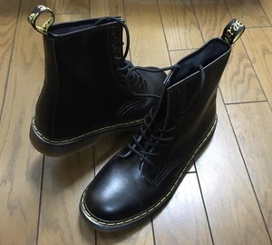  new goods unused appearance Dr. Martens manner ( cow leather ) 8 hole boots black ( approximately 27Cm)