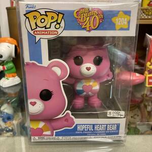 新品☆FUNKO　POP!　ケアベア　４０周年　HOPEFUL HEART BEAR　フィギュア☆ファンコ、CARE BEAR