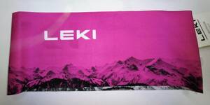 国内未発売の正規輸入・激レアアイテム！　LEKI　 XCヘッドバンド　ネオンピンク　FREEサイズ