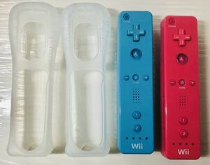 Wiiリモコン ピンク ブルー カバー セット （ Nintendo 任天堂 バス釣り ワーム ）