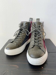 senso Uni ko Cube Cube used lady's shoes shoes is ikatto sneakers cord shoes 24.5cm