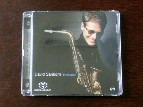 【即決 Hybrid SACDマルチ】デヴィッド・サンボーン／timeagain 日本語解説書付♪美品 送料無料 David Sanborn