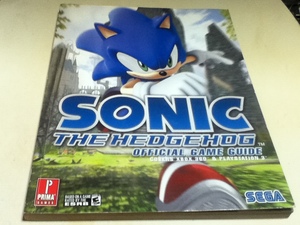 海外攻略本 ソニック・ザ・ヘッジホッグ Sonic the Hedgehog Official Game Guide