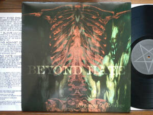 【LP】BEYOND HATE(S.I.H018米国製造1999年BEGINNING OF REVENGE/浜松NYHC/SKINHEAD)