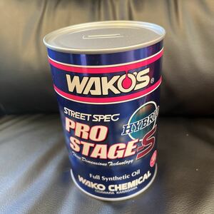  new goods unused goods WAKOS Waco's. oil can 1 can savings box pail can PROSTAGE-S HYBRID WAKO CHEMICAL garage interior small articles ..