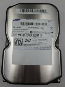 l【ジャンク】SAMSUNG 3.5インチHDD SATA(Serial ATA) 160GB SP1614C サムスン