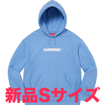 新品 Sサイズ Supreme Motion Logo Hooded Sweatshirt Light Blue シュプリーム モーションロゴ フーディー スウェットシャツ ライトブルー_画像1