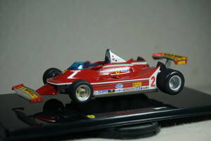 1/43 ヴィルヌーブ アルゼンチン MATTEL Ferrari 312 T5 #2 Villeneuve 1980 Argentina GP F1 フェラーリ 312T5 ビルヌーブ ELITE エリート